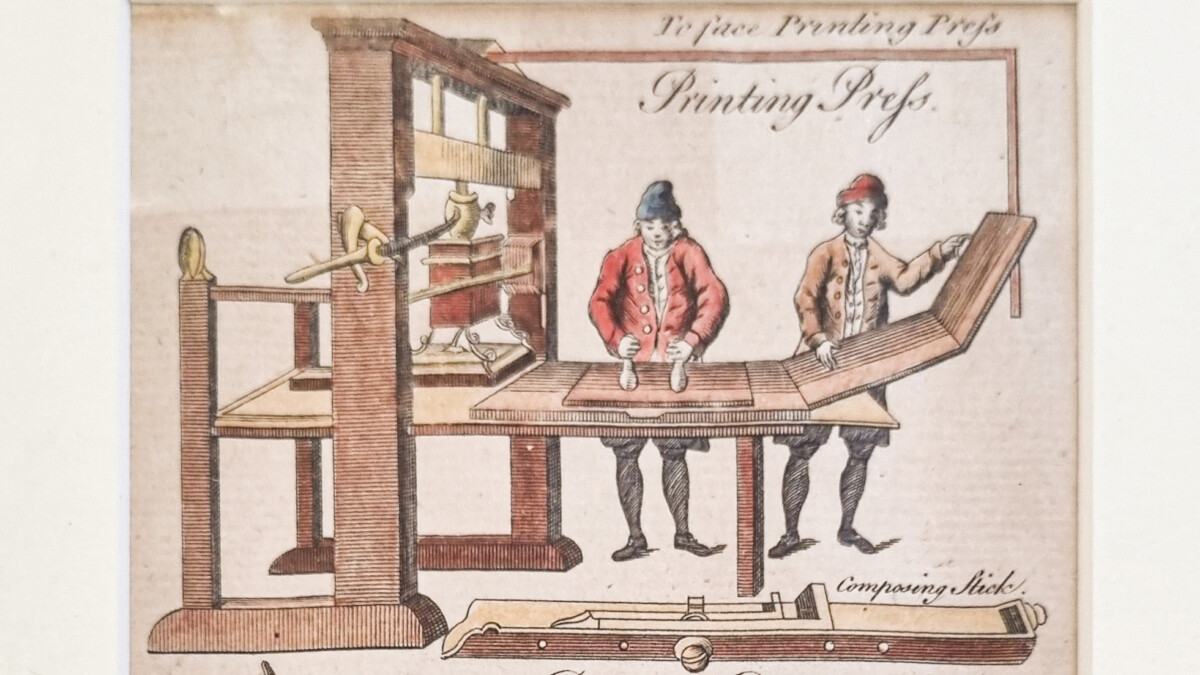 Finding the Origin of an Engraving with Printing Press