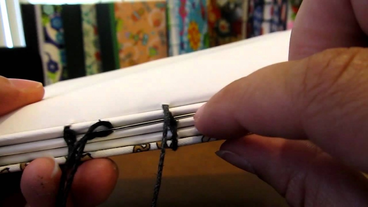 Book Binding: Sewing the Coptic Stitch Style - How To Tuesday #1