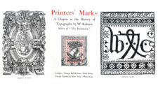 2018.12.13 - Printers' Marks A Chapter in the History of Typography