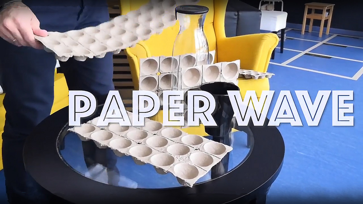 2019.03.06 - Creating a Recycled Paper Wave