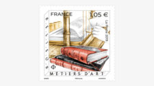2019.09.18 - The French Post Issues a New Bookbinding-Themed Stamp