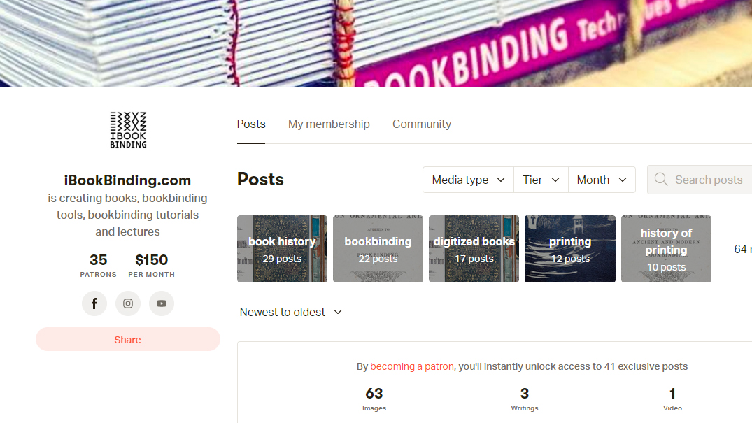 2020.05.03 - iBookBinding Reaches a New Goal on Patreon!