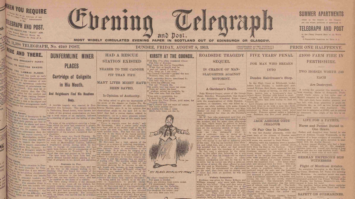2020.11.21 - Jessica Maybury - 143-year-old first edition of the Evening Telegraph restored using modern paper conservation techniques